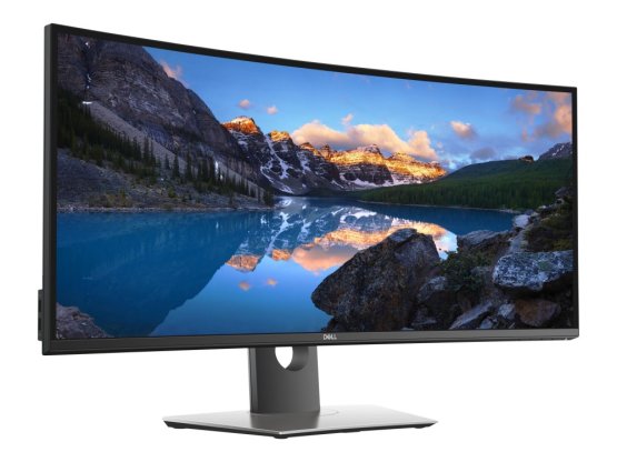 Zakřivený monitor 34" Dell UltraSharp U3419W Curved UltraWide QHD,  B stav (výrazné oděrky na LCD)