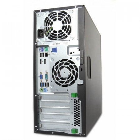 Herní počítač HP EliteDesk 800 G1 tower i7-4770/8/500 HDD/DVDRW/AMD RX 6400 nová/Win 10 Pro