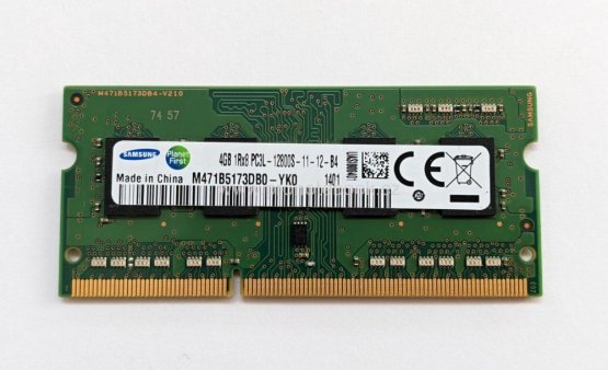 RAM 4GB DDR3 SODIMM Samsung M471B5173DB0-YK0, PC3L-12800S, 1600MHz