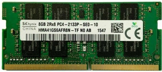 RAM 8GB DDR4 SODIMM SK hynix HMA41GS6AFR8N-TF, 2133MHz, CL15