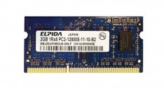 RAM 2GB DDR3 SODIMM Elpida EBJ20UF8BDU0-GN-F, PC3-12800S, 1666MHz