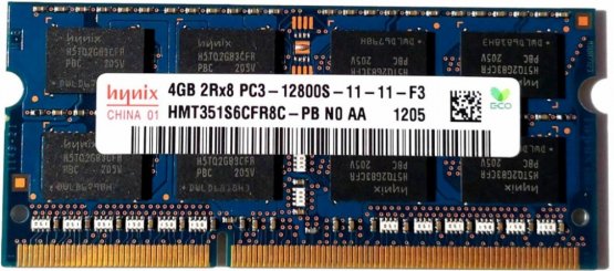 Operační paměť 4GB DDR3 SODIMM SK Hynix HMT351S6CFR8C-PB, 12800S, 1600Hz