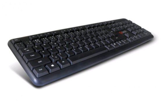 Klávesnice C-Tech USB CZ černá, slim, nová